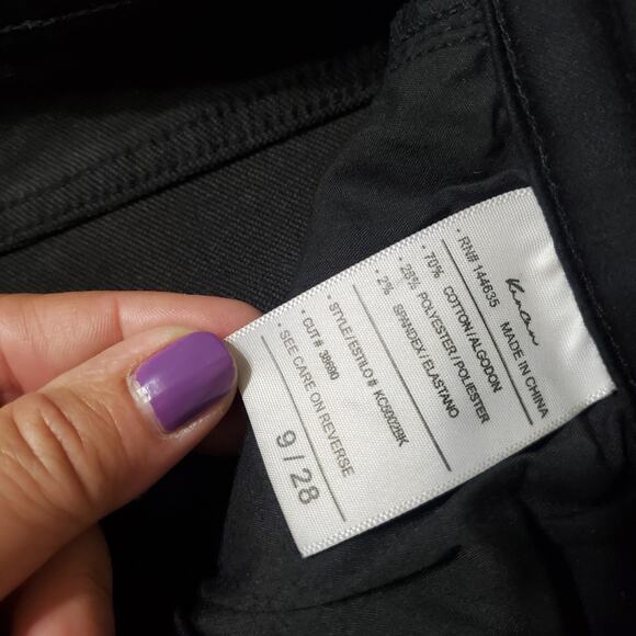 KanCan Bakersfield High Rise Super Skinny Jeans Black Size 9/28 Goth Grunge - Picture 7 of 11